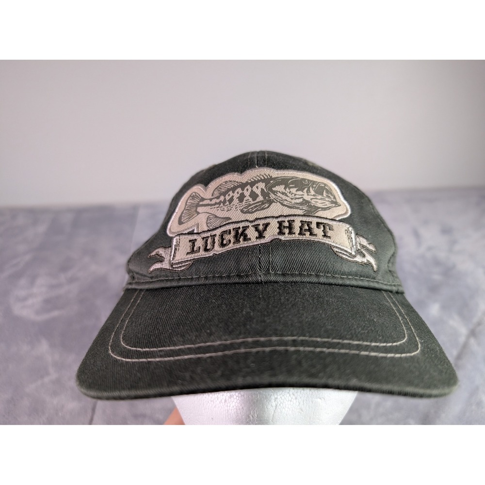 Infinity Headwear Bass Fishing Lucky Hat Snapback Cap Olive Green OSFM